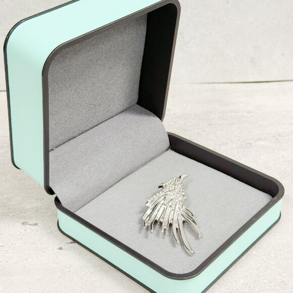 Silver brooch, eagle brooch, bird brooch, fashion brooch, animal brooch pin - Picture 3 of 7